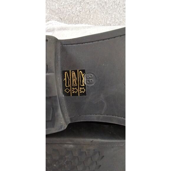 NEW Saint G Aster Black Leather Handcrafted Chelsea Boots Ankle Booties sz 8 - Picture 7 of 7